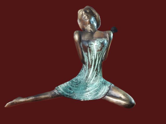 Statueta 10 bronz balerina galerie de arta antichitati