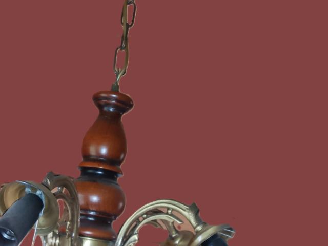 Candelabru Vintage Rustic decoratiuni de epoca antichitati