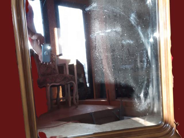 Oglinda 3 Fag  semicurbata mobilier de epoca antichitati