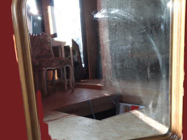 Oglinda 3 Fag  semicurbata mobilier de epoca antichitati