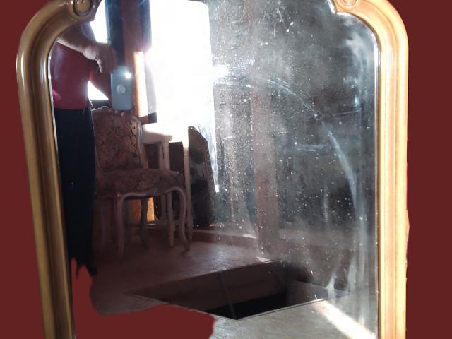 Oglinda 3 Fag  semicurbata mobilier de epoca antichitati