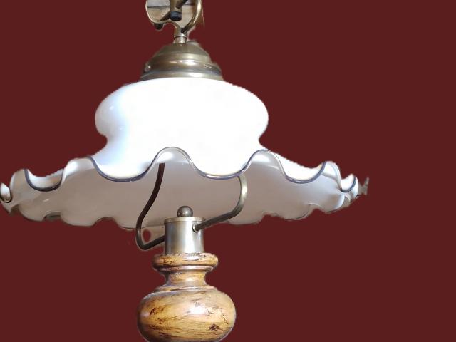 Lampa clopotel dantelat vintage retro