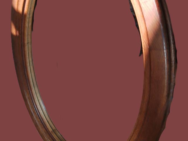 Oglinda 9 ovala lemn Fag mobilier de epoca antichitati