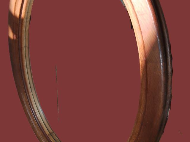 Oglinda 9 ovala lemn Fag mobilier de epoca antichitati