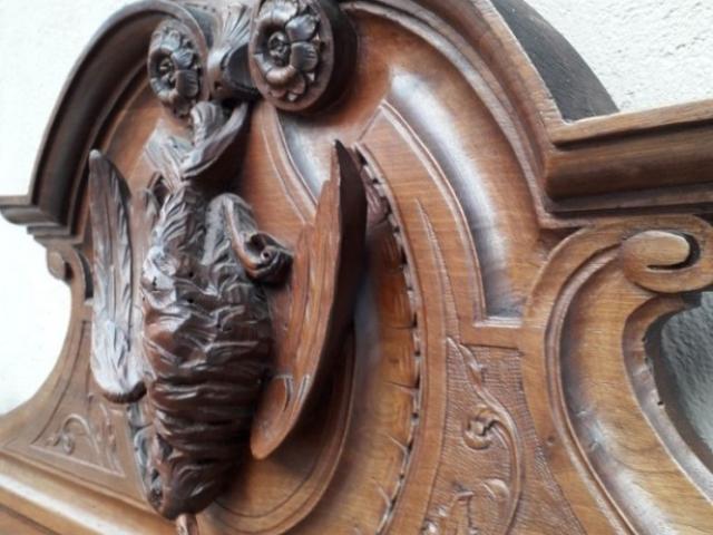 Comoda cu etajera vintage mobila de epoca anticariat