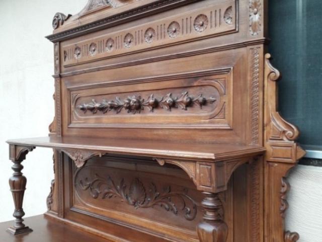 Comoda cu etajera vintage mobila de epoca anticariat