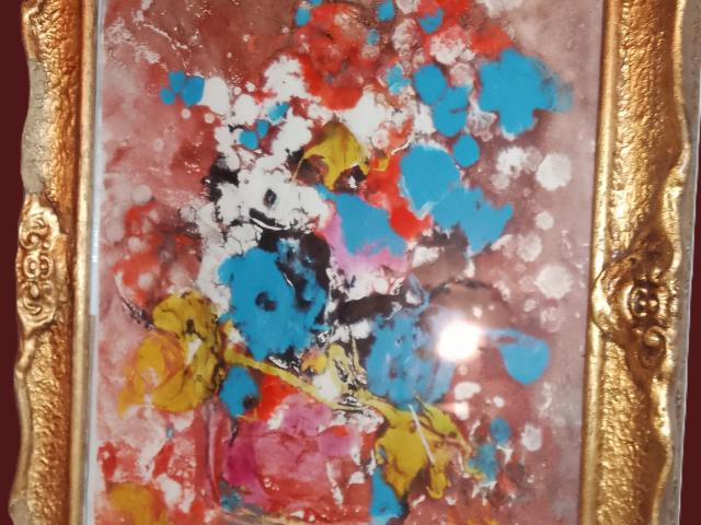 Tablou vintage obiecte de colectie galerie de arta antichitati