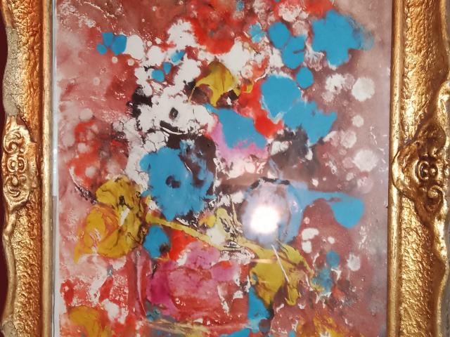 Tablou vintage obiecte de colectie galerie de arta antichitati