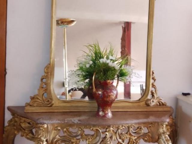 Consola baroc oglinda 1 mobilier de colectie epoca vintage retro