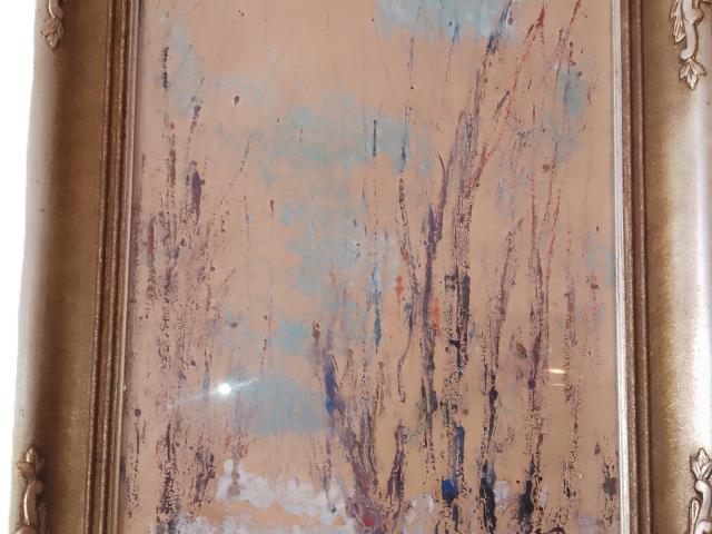 Tablou semnat vintage retro antic galerie de arta anticariat