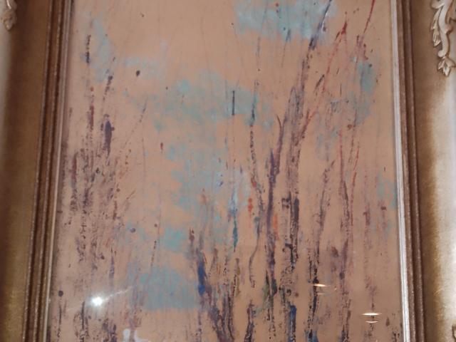 Tablou semnat vintage retro antic galerie de arta anticariat