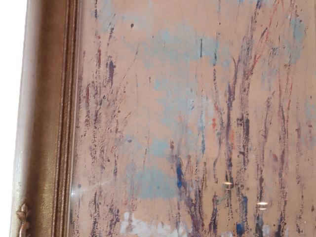 Tablou semnat vintage retro antic galerie de arta anticariat