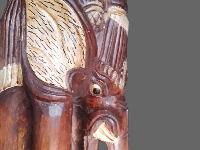Statuie elefant handmade vintage antica obiecte de colectie decoratiuni epoca