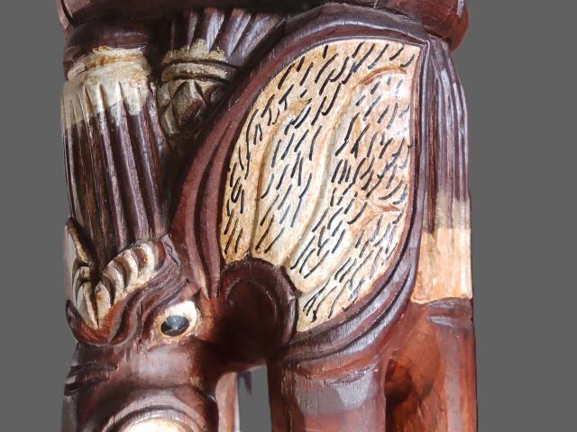 Statuie elefant handmade vintage antica obiecte de colectie decoratiuni epoca