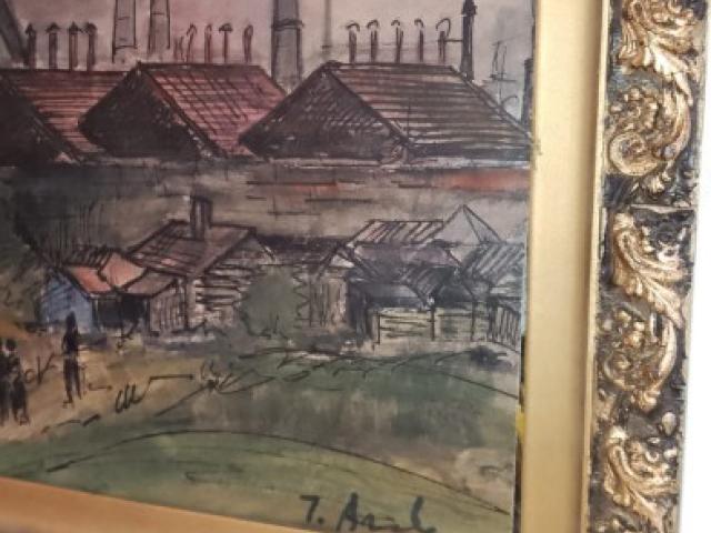 Tablou vintage decoratiuni de epoca antichitati