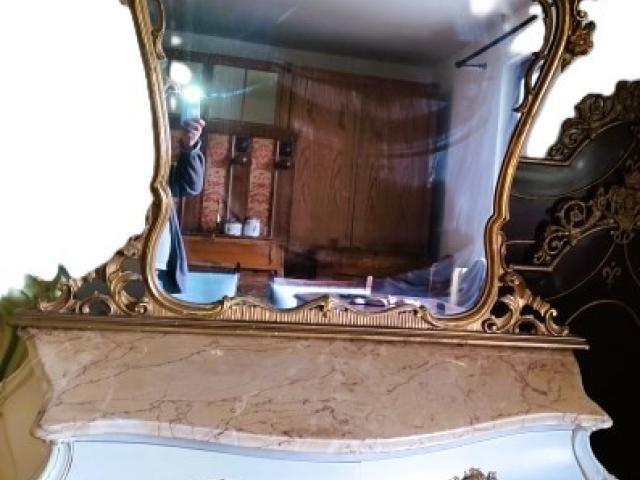 Comoda cu oglinda mobila vintage retro antica