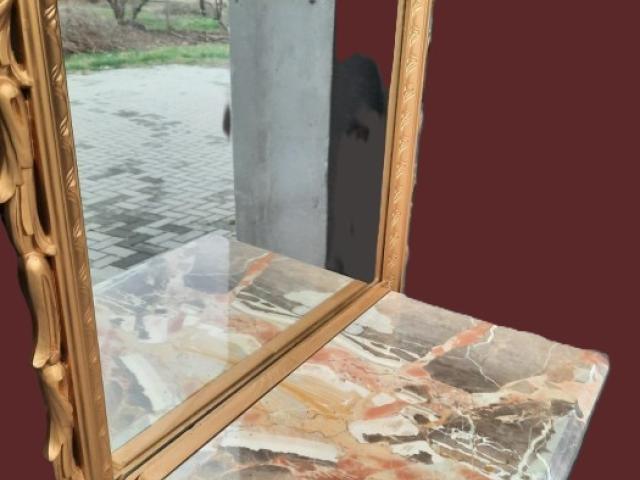 Consola baroc cu oglinda vintage retro 3