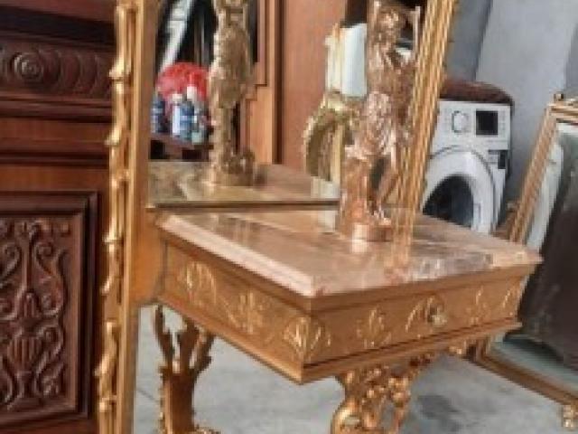 Consola baroc cu oglinda vintage retro 3