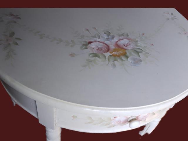 Consola cu ratan 7 pictata