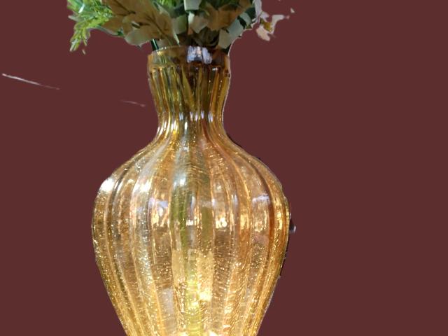 Vaza sticla design vintage obiecte decolectie antichitati