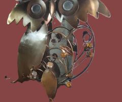 Statuie alama bufnita decorata vintage