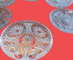 Farfurioare chesele Cristal antichitati vintage