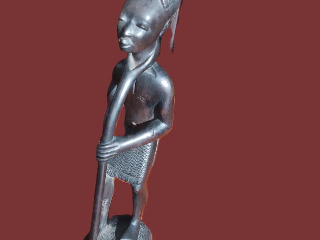 Statuie 27 abanos Afrique antichitati vintage