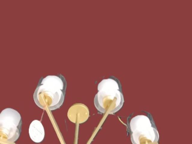 Lampa candelabru modern 8 brate corpuri de iluminat design nou