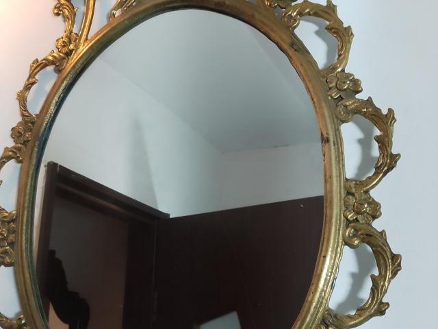 Oglinda frantuzeasca bronz antica mobilier de epoca