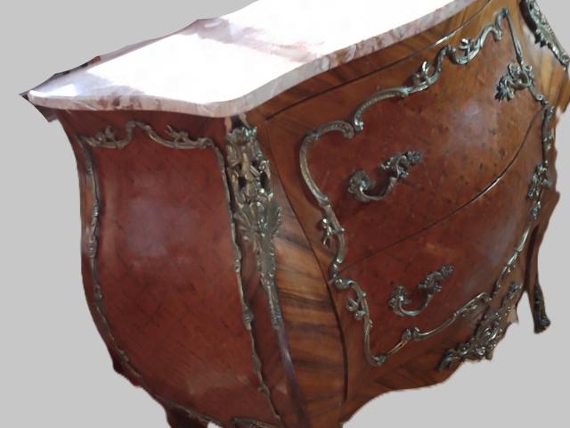 Comoda bombata Empire vintage mobilier de colectie epoca