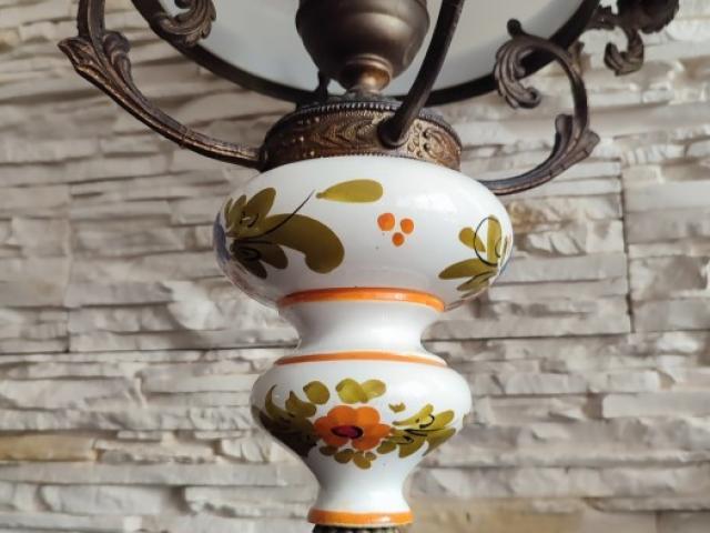 Lampa retro iluminat vintage epoca mobilier antic colectie antichitati