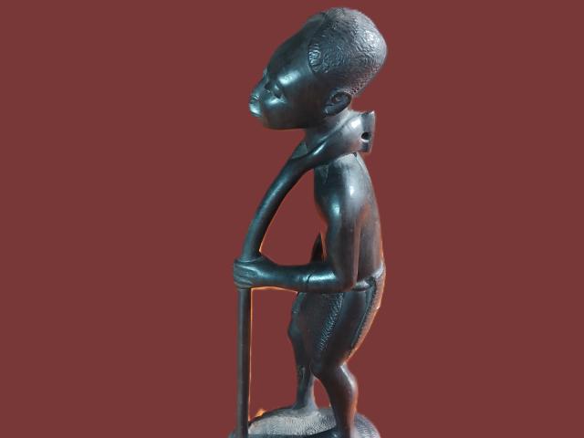 Statuie abanos vintage mobila veche de epoca mobilier antic retro antichitati