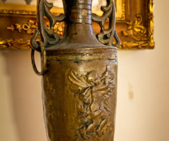 Amfora bronz cadouri vintage epoca cadouri antica colectie