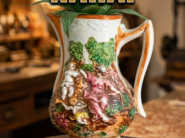 Majolica Antichitati cadouri mobila vintage epoca mobilier antic colectie