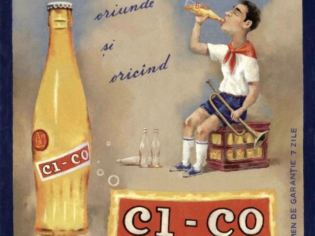 Tablou  Poster vintage decoratiuni de epoca originale antichitati, Poster Romanesc