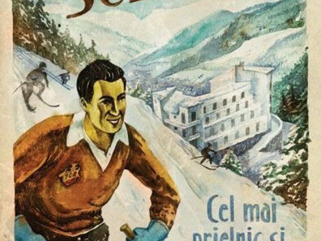 Tablou Poster vintage decoratiuni de epoca originale antichitati, Poster Romanesc