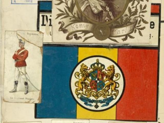 Tablou Poster vintage decoratiuni de epoca originale antichitati, Poster Romanesc