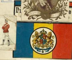 Tablou Poster vintage decoratiuni de epoca originale antichitati, Poster Romanesc