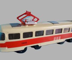 Jucarie tramvai galerie design vintage