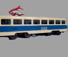 Jucarie tramvai galerie design vintage