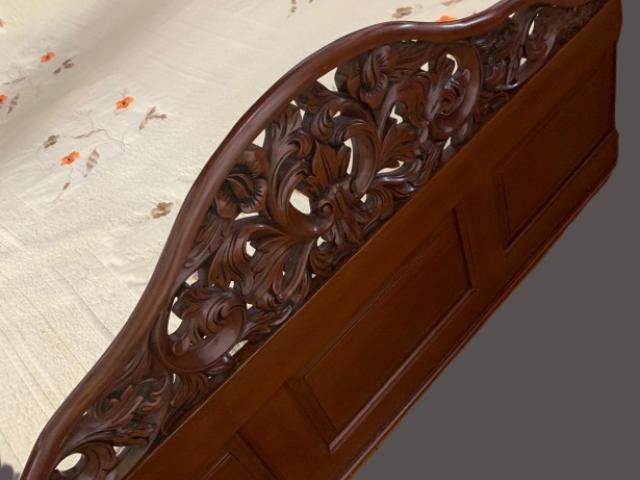 Pat Baldachin mahon mobilier de colectie unicat lux