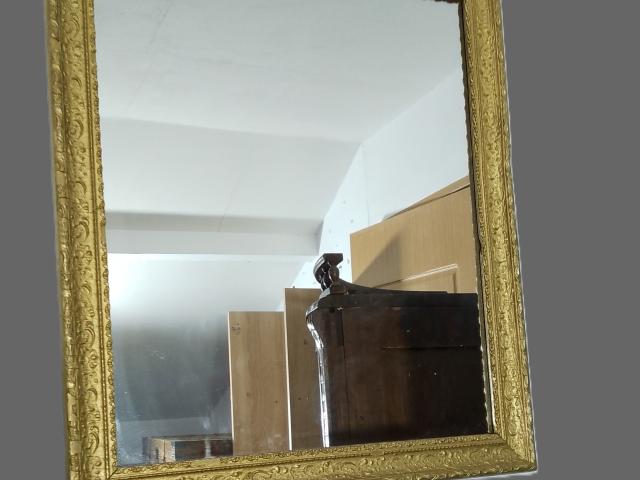 Oglinda vintage lemn decoratiuni vintage antichitati