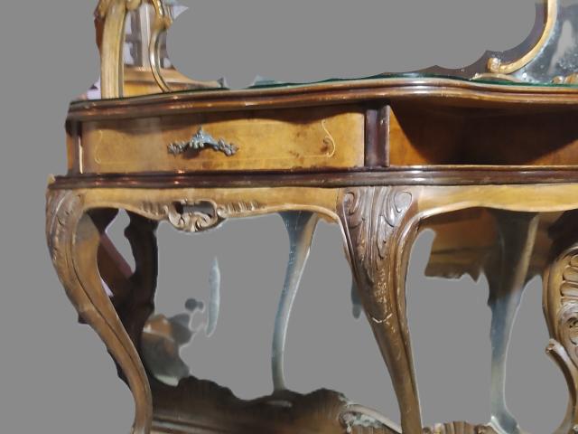 Consola cu oglinda Baroc mobila de colectie antichitati