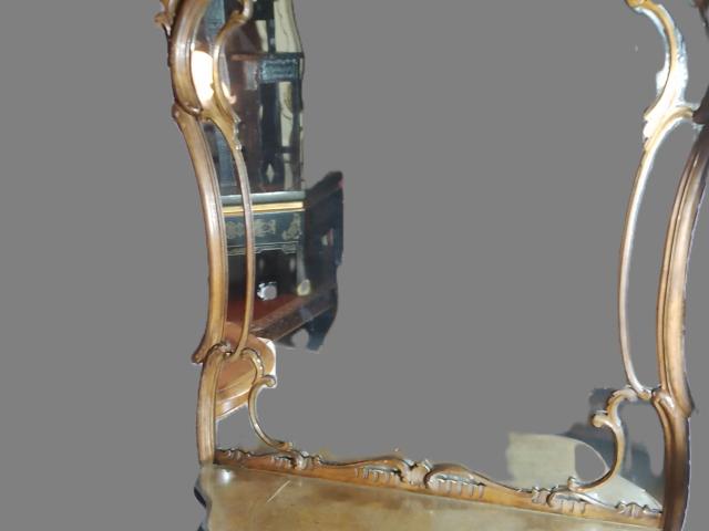 Consola cu oglinda Baroc mobila de colectie antichitati