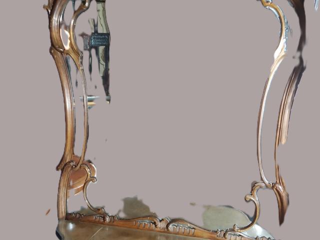 Consola cu oglinda Baroc mobila de colectie antichitati