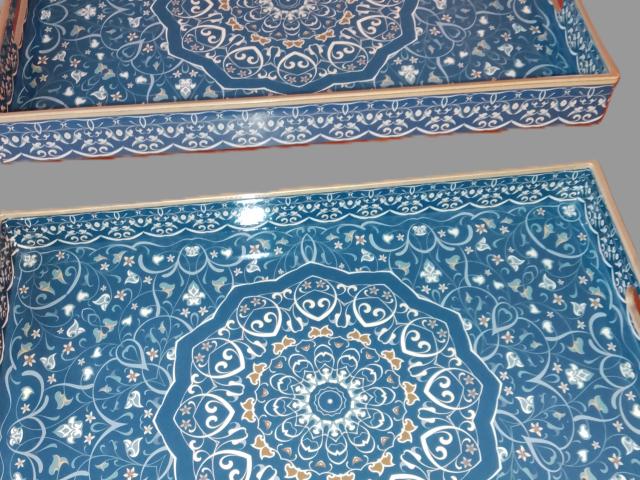 Tava persana decoratiuni vintage de epoca antichitati