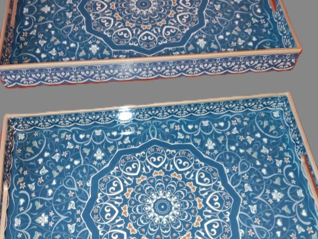 Tava persana decoratiuni vintage de epoca antichitati