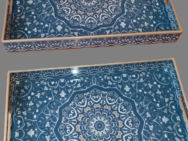 Tava persana decoratiuni vintage de epoca antichitati