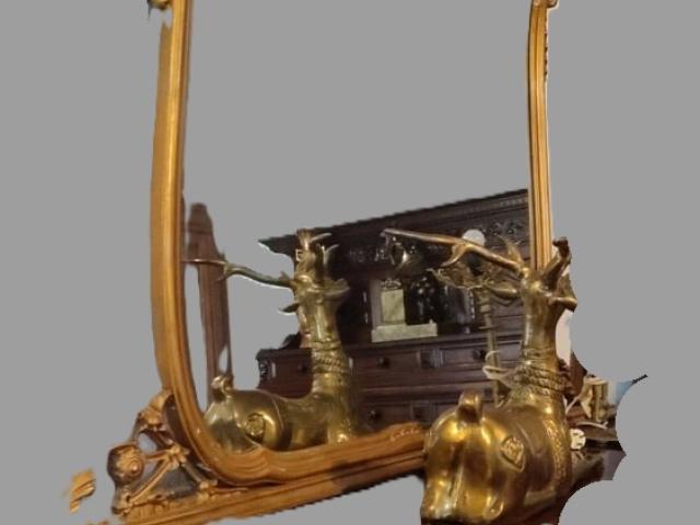 Comoda baroc oglinda mobila de colectie, epoca vintage antichitati