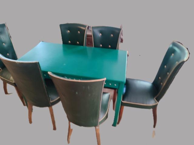 Set masa scaune vintage de epoca colectie antichitati